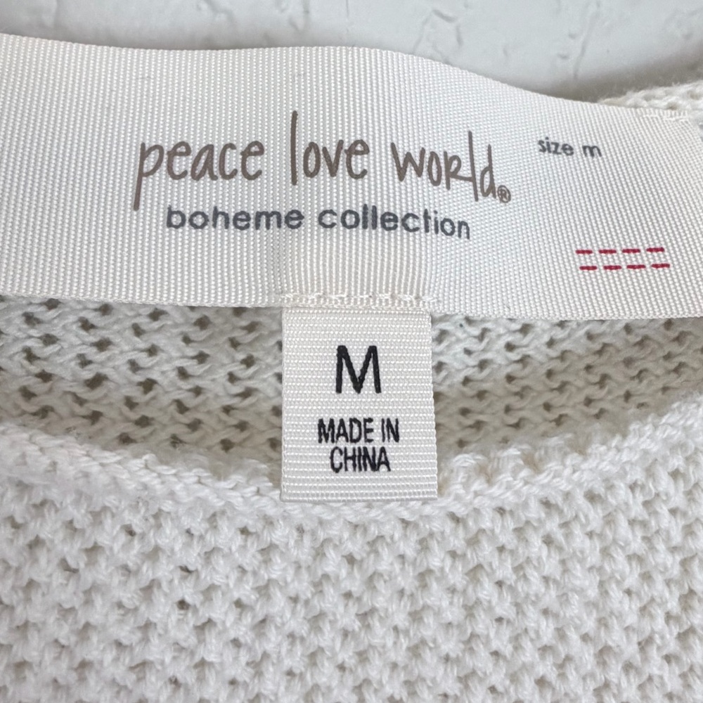 Peace love world boheme collection smiley sweater - Picture 3 of 5